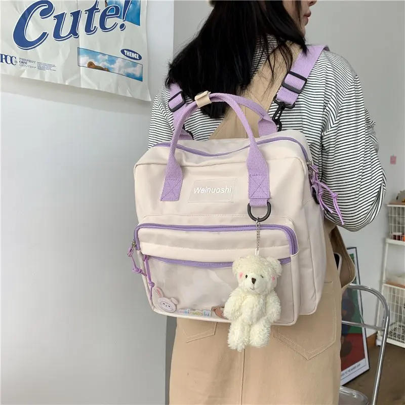 

Новый рюкзак для женщин, милый школьный рюкзак JK, японская школьная форма, сумка Kawaii badge ita, сумка для девочек 2022, сумки на плечо