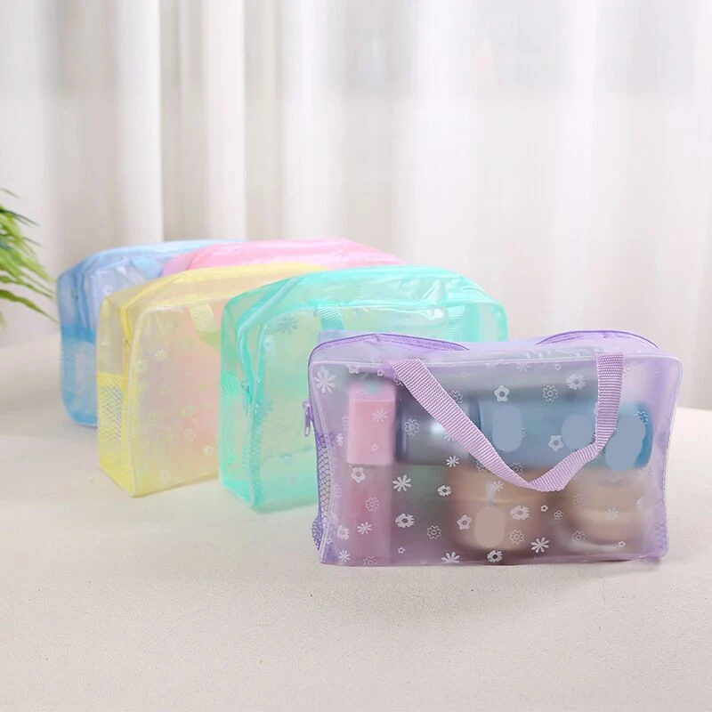 Водонепроницаемая косметичка из ПВХ 5 цветов женский прозрачный органайзер для