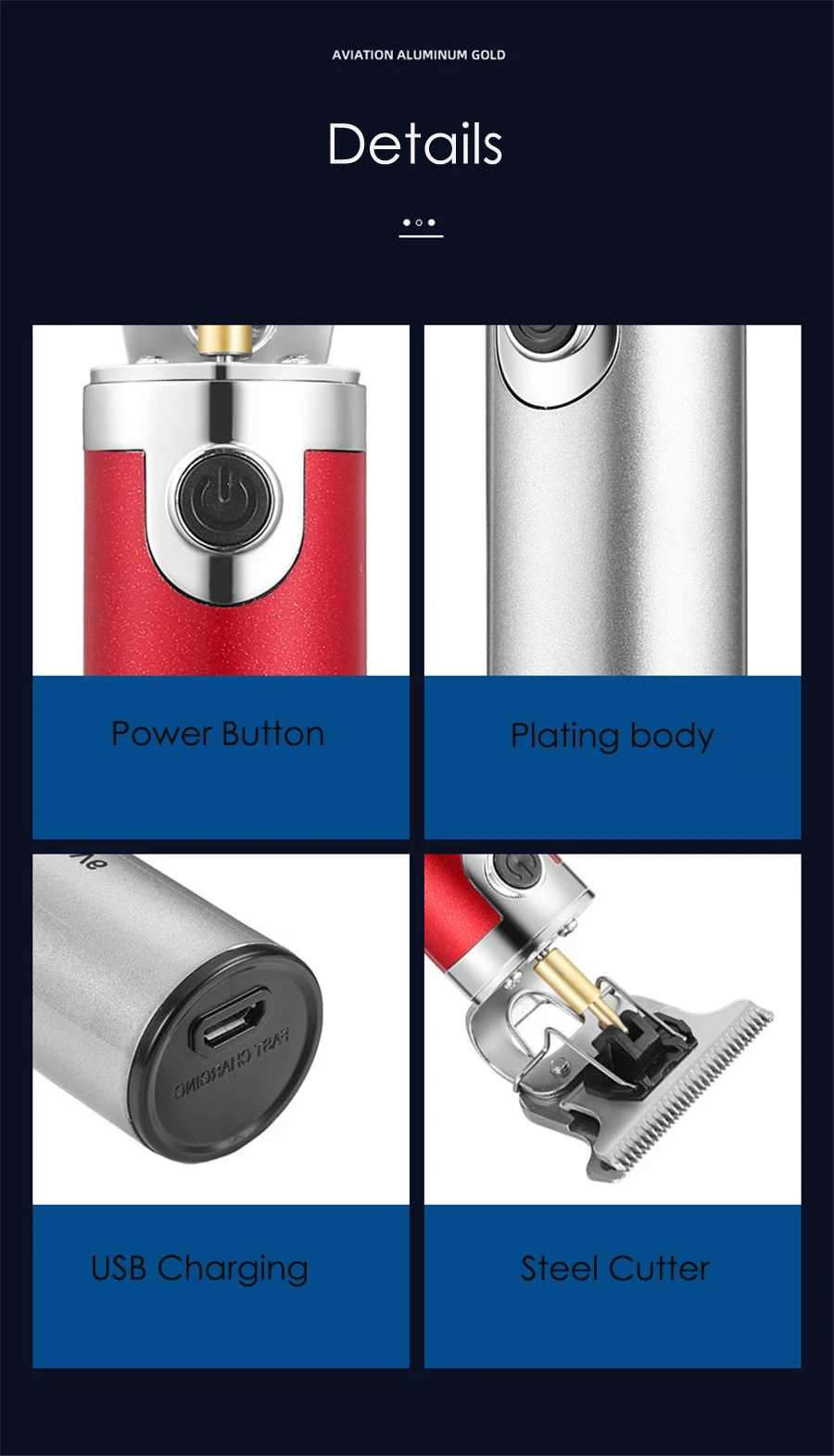 Профессиональная машинка для стрижки волос электрический триммер с точностью до