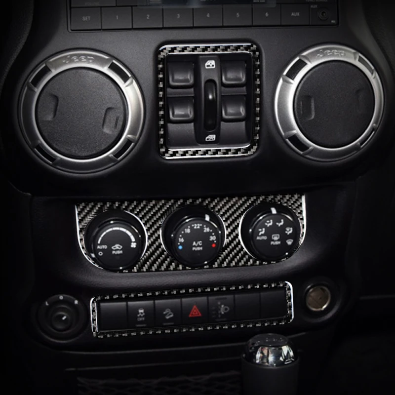 Наклейки из углеродного волокна для интерьера автомобиля выключателя окна