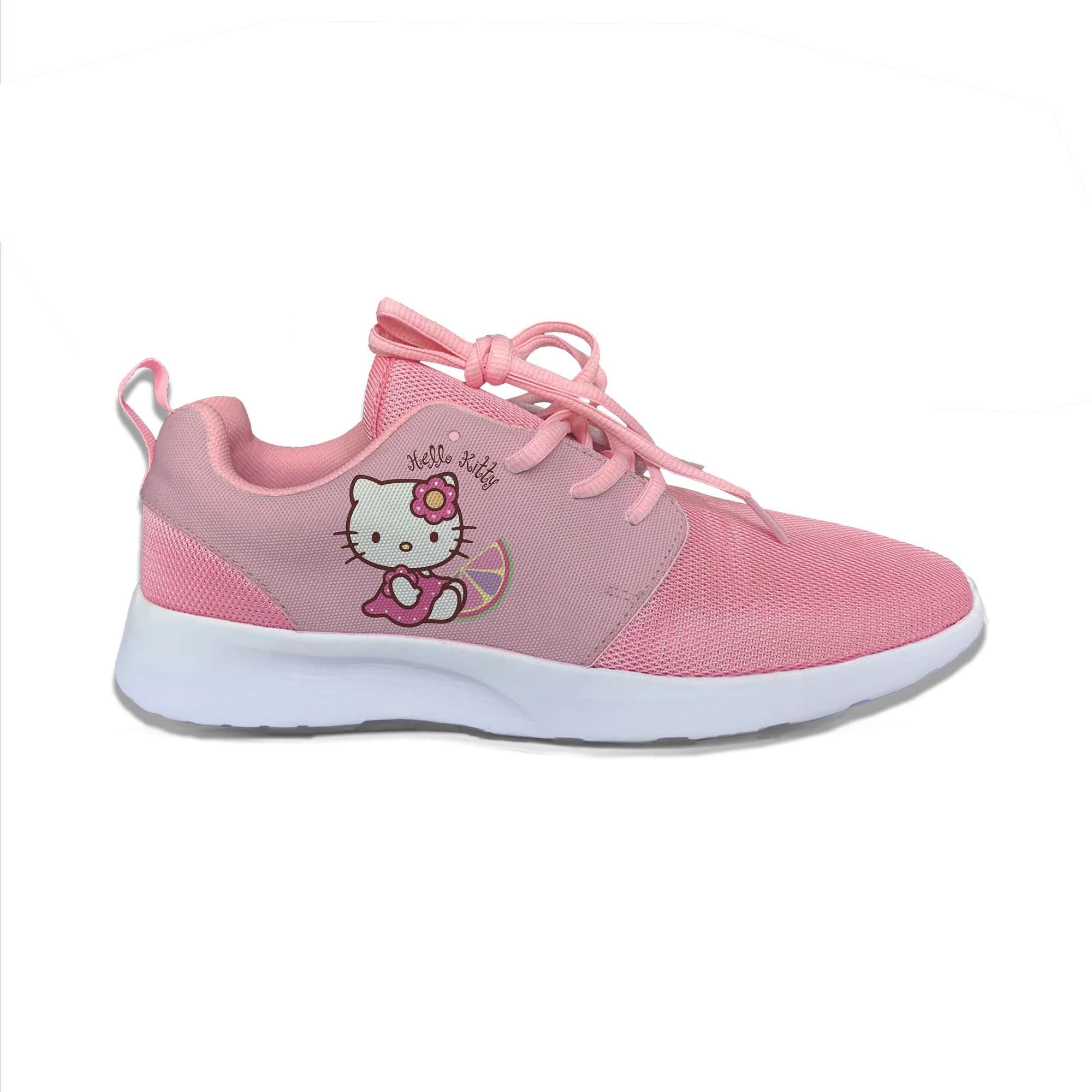 Kitty/хит продаж милая модная сетчатая обувь с рисунком из мультфильма дышащие
