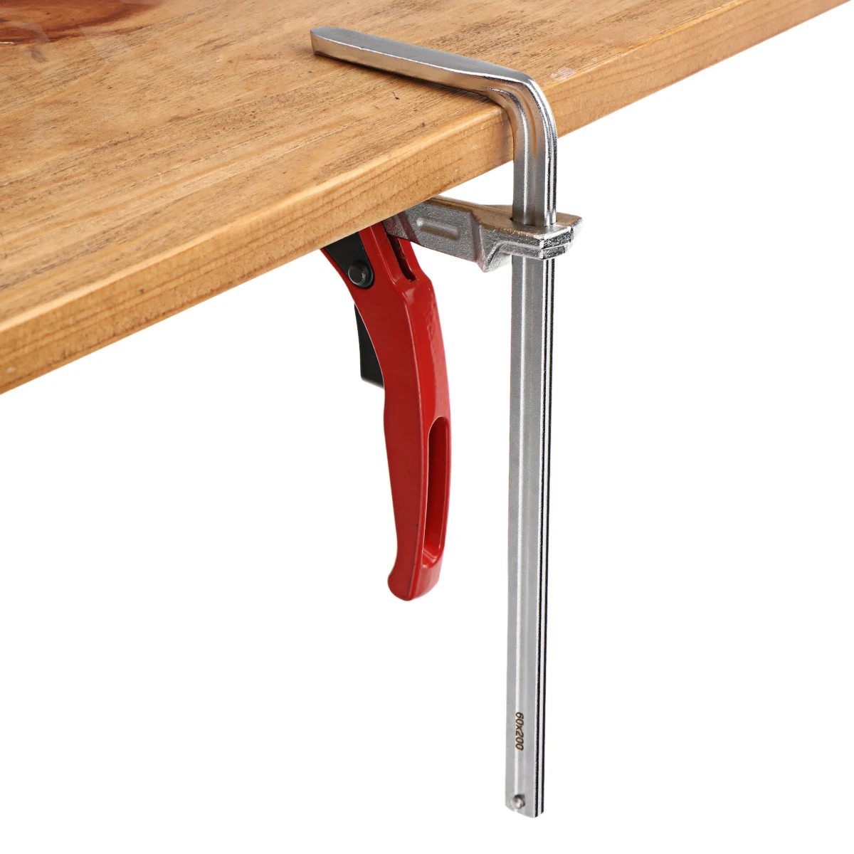 

Quick Guide Rail Clamp Carpenter F Clamp Quick Clamping for MFT and Guide Rail System Hand Tool Woodworking DIY