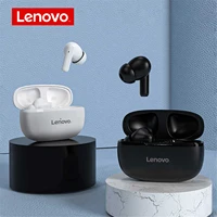 lenovo ht05 tws bluetooth compatible earphones wireless earbuds sport headphones stereo headset with mic touch control