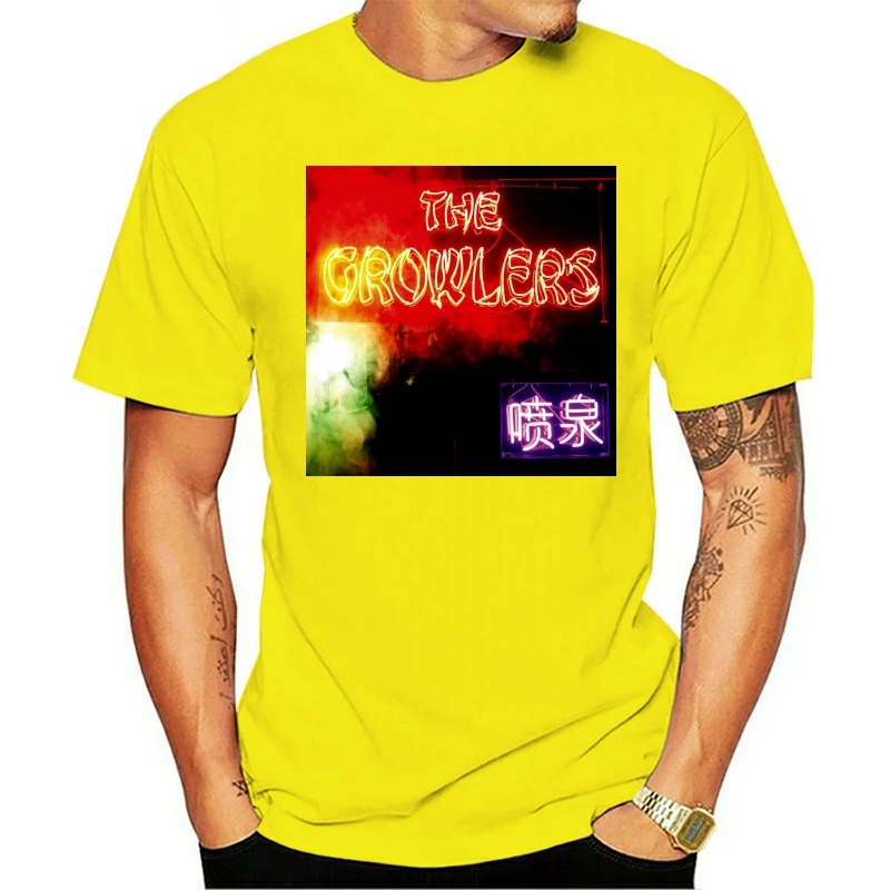

T-shirt The Growlers Chinese Fountain Rock Band Mens Black Size S To 3XL