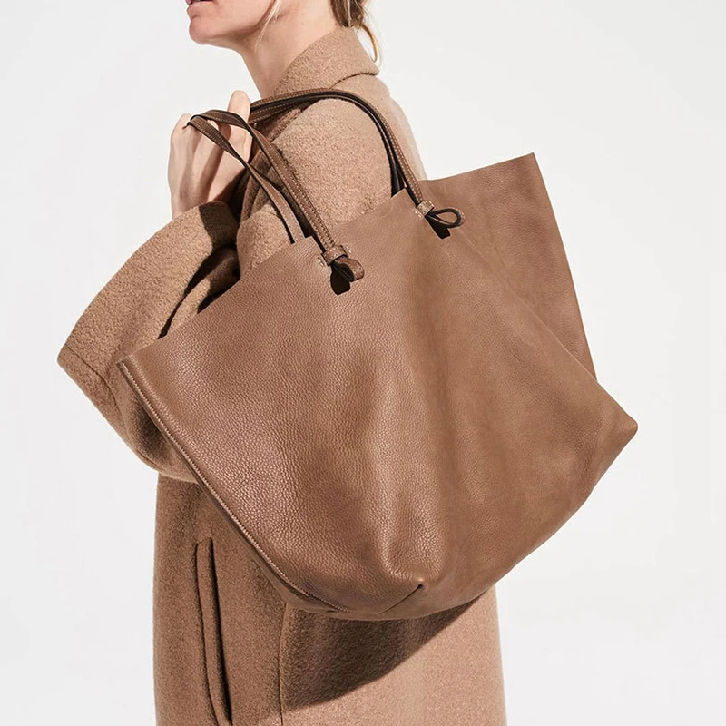 

Fashion Leather Shopping Leather Simple Lady Big Shoulder Bag