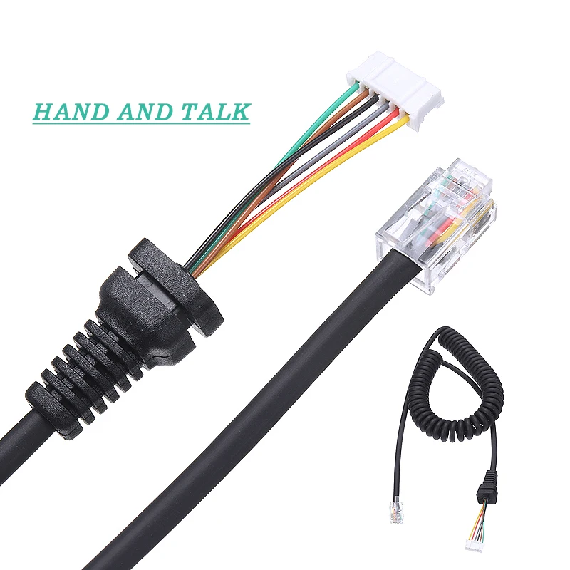 Новое поступление микрофонный кабель Шнур для Yaesu MH-36B6J FT-100 FT-100D FT-90R FT-2600M FT-3000M Высокое качество Аксессуары для микрофона