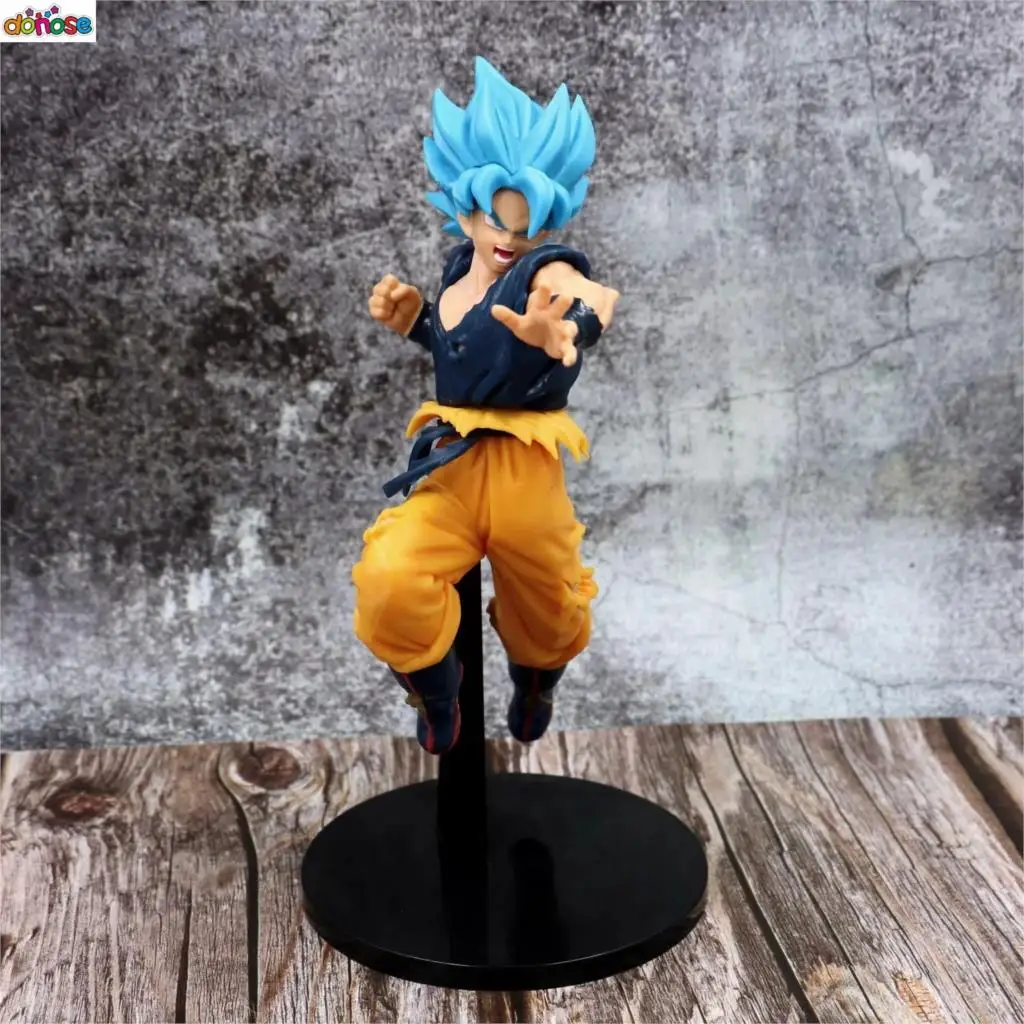 Dragon Ball Супер фигурка битва бог синий Сон Гоку модель подарок на Рождество игрушки