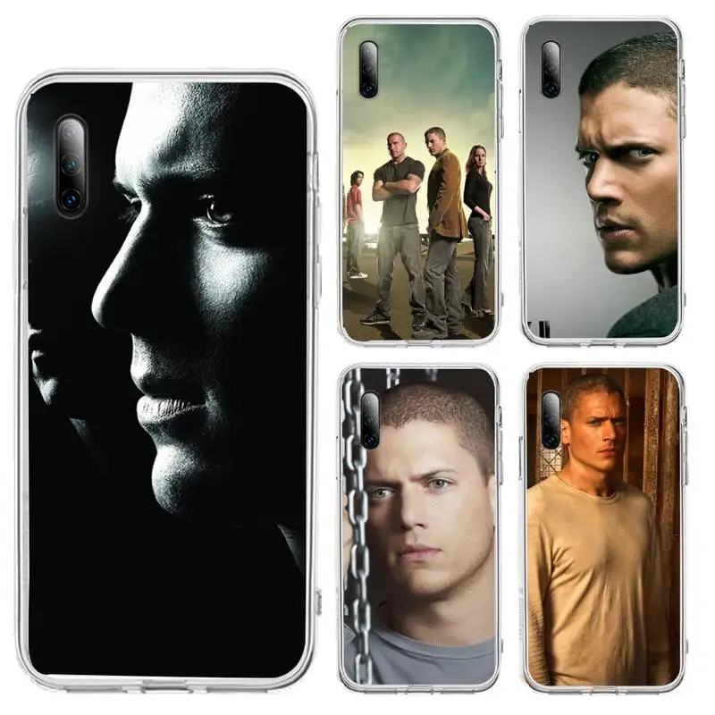

TV Prison Break Phone Case For Samsung S8 S9 S10 S20 Note20 A71 A21s Plus S20Fe lite Transparent Nax Fundas Cover