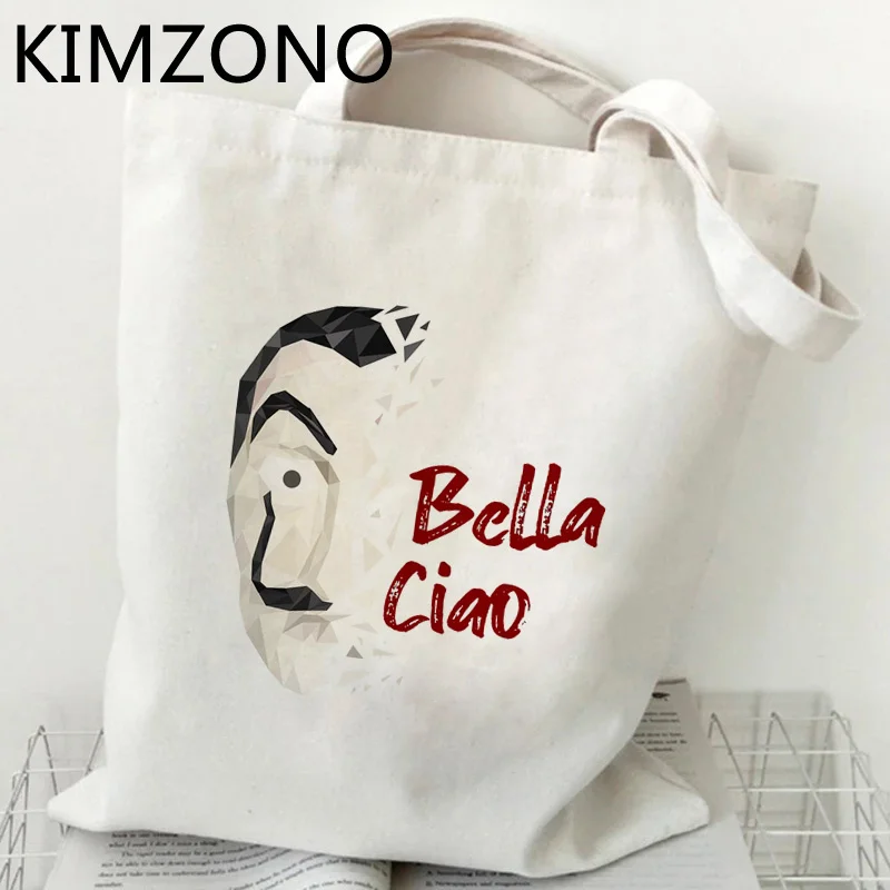 

La Casa De Papel shopping bag recycle bag bolsa grocery shopping tote bolso bag string bolsas ecologicas ecobag grab