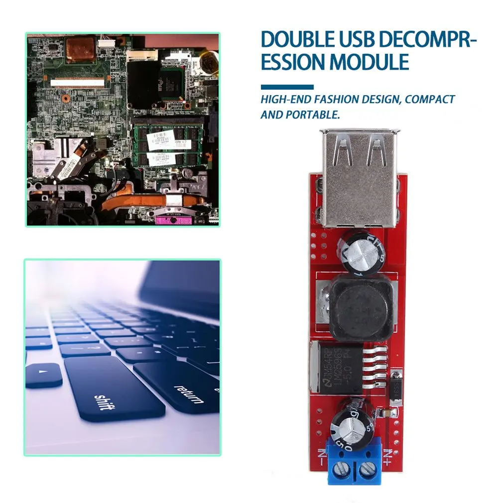 3A понижающий регулируется питания модуль HW 272 dual USB модуль|Аксессуары для