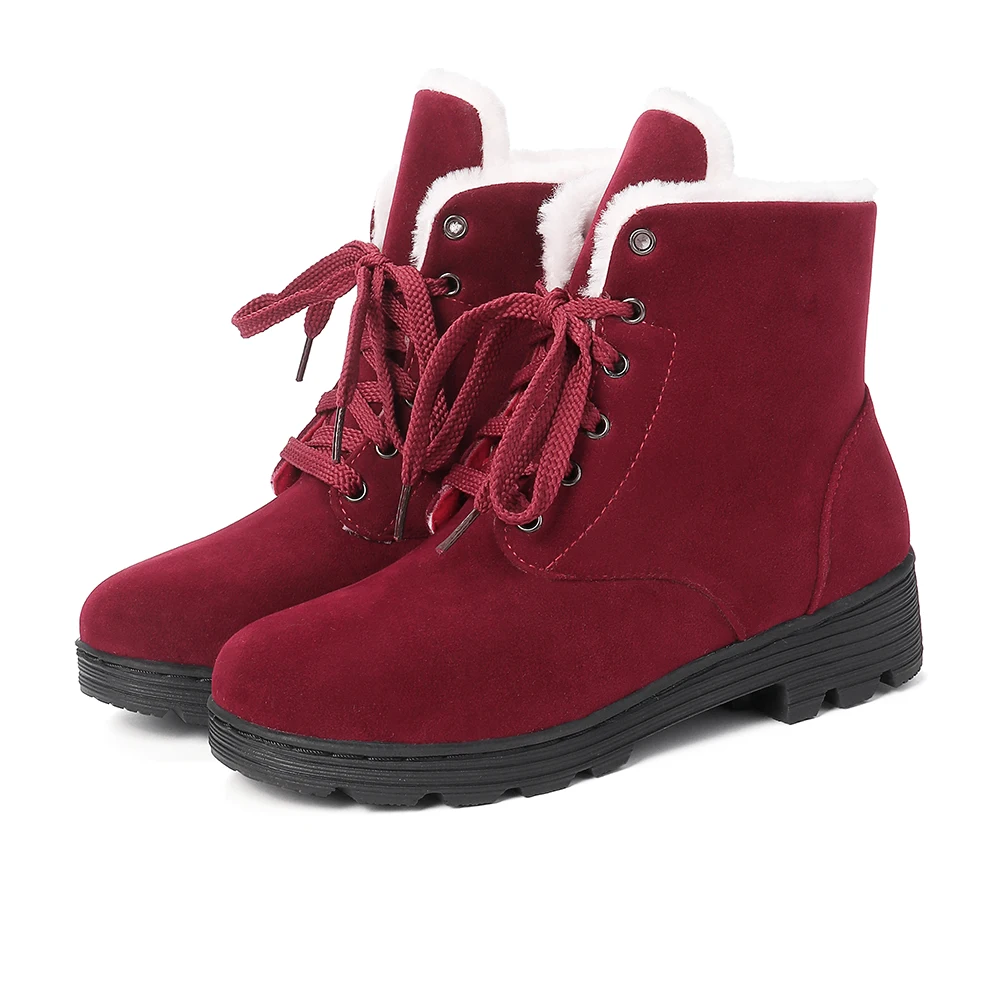 Женские зимние ботинки теплые хлопковые Ботинки Ботильоны из замши размер 31 32 33