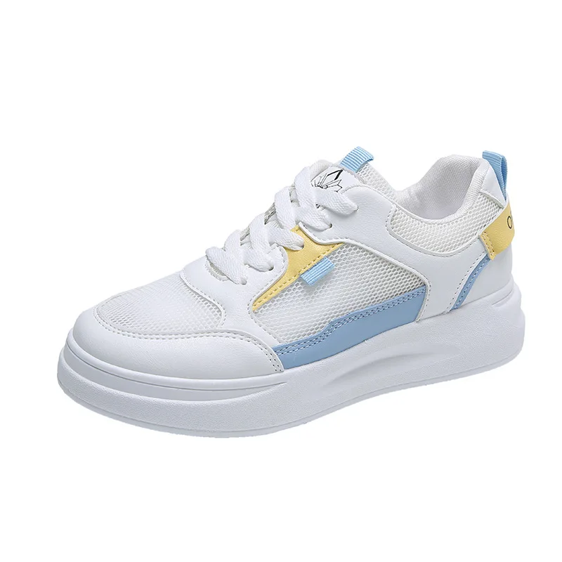 

Mesh Casual Shoes Women Vulcanize Shoes White Sneakers Platform Shoes Fashion Ladies Lace-up Jogging Sports Shoes Tenis Feminino