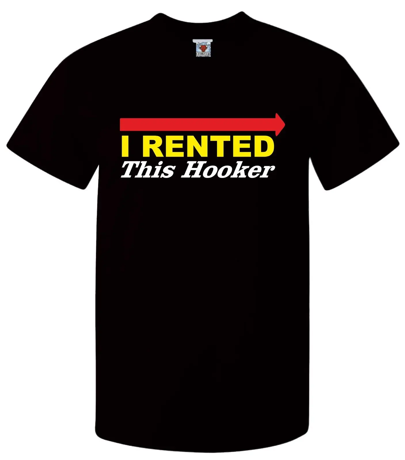 Мужская Я арендовал эту Hooker футболку-забавную футболку Ретро комедии eastbound шутка
