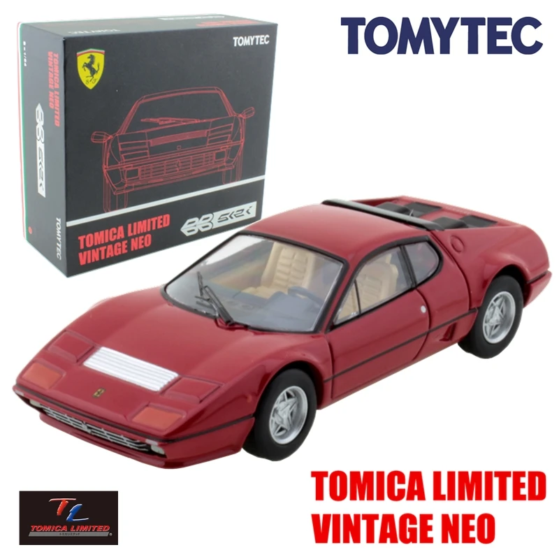 

Tomytec Tomica Limited Vintage 1/64 TLV-NEO Ferrari BBi512 Red производитель первый выпуск автомобилей автомобиль литье под давлением металлический режим