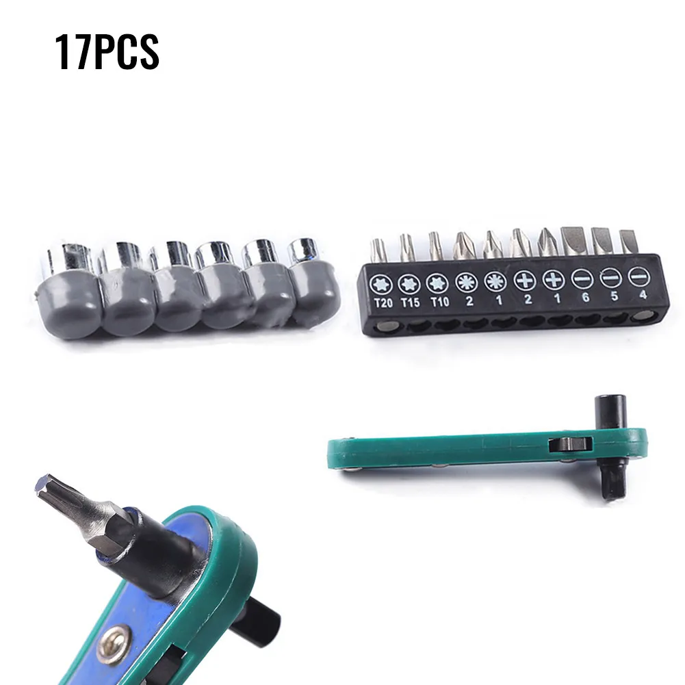 

1/4\\\" Drive Sockets (5-13mm) 10pcs First Batchs 1pcs Multi-function Wrench 6pcs Sleeves 45#steel Kit Set Durable