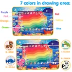 Волшебная книжка-раскраска для рисования, коврик с волшебной ручкой, доска для рисования для детей, Обучающие Развивающие игрушки, подарок на день рождения