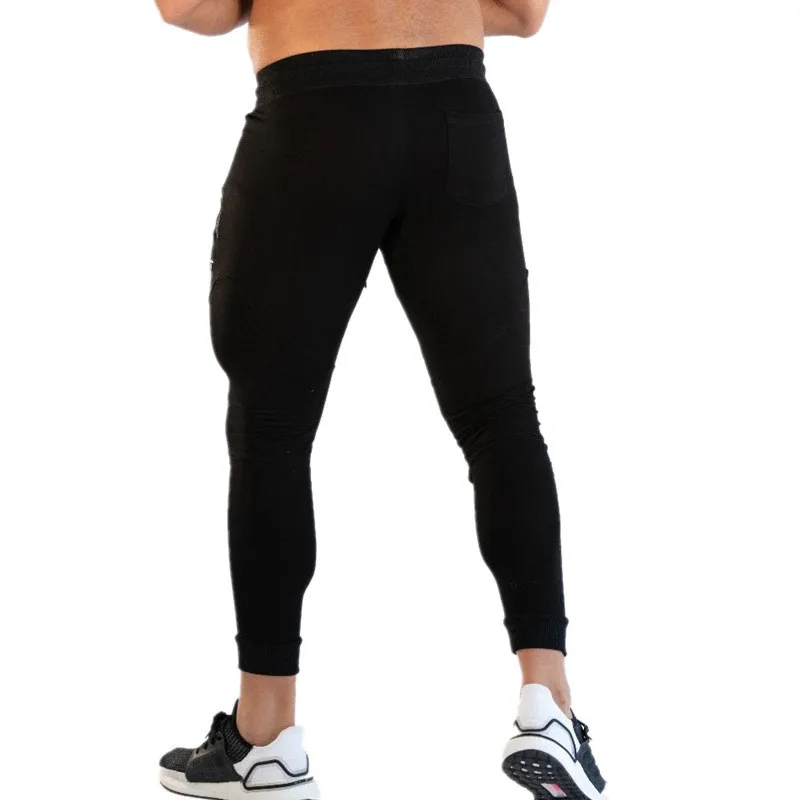 Новые мужские брюки для бега спортивные штаны фитнеса быстросохнущие дышащие