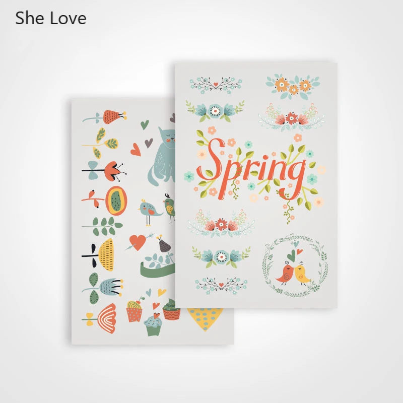 Весенние бумажные наклейки с буквенным принтом для скрапбукинга DIY Поделки