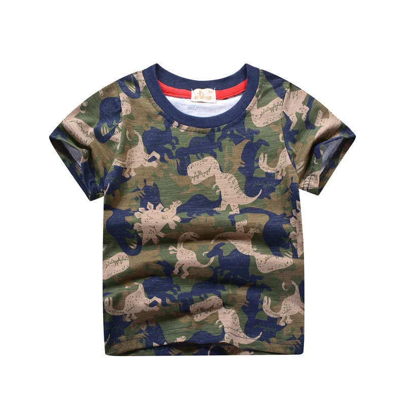

New Toddler Boy Girl Dinosaur T-shirt Kids Summer Clothes Boy Cartoon Cotton T Shirts Boutique Outfits Baby Girl Cute Tees Tops