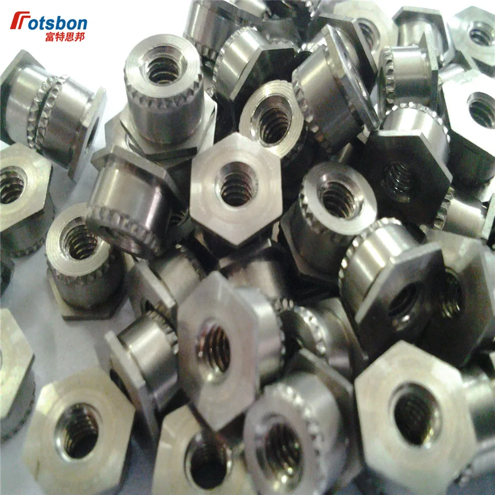 Оригинальные заземляющие прокладки, самозакрепляющиеся обжимные прокладки для сервера, винтовые вставки для шкафа, заклепки из листового металла, гайки, алюминиевые винты