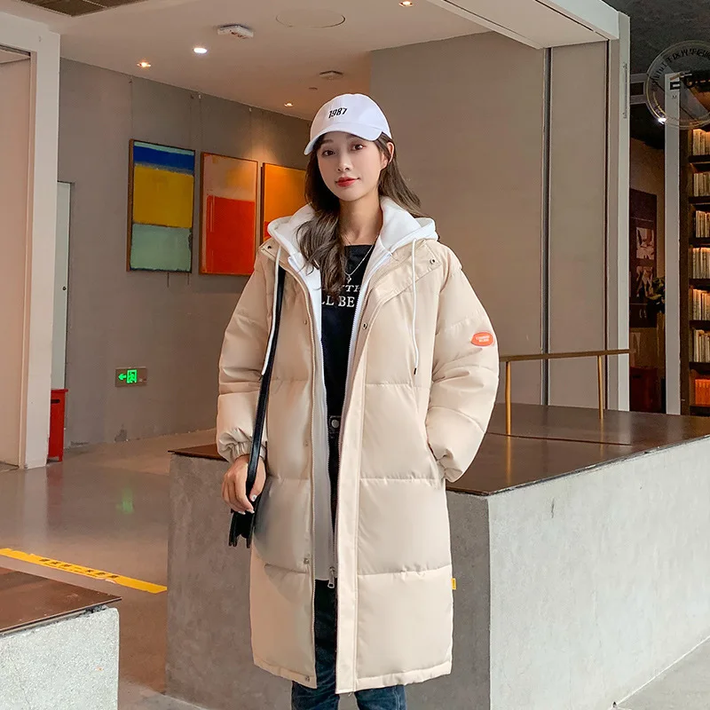 New Winter Jacket Women 2022 Mid-Length Korean Fashion Parkas Ladies Bbread Jacket Student Cotton Jacket Female Jacket