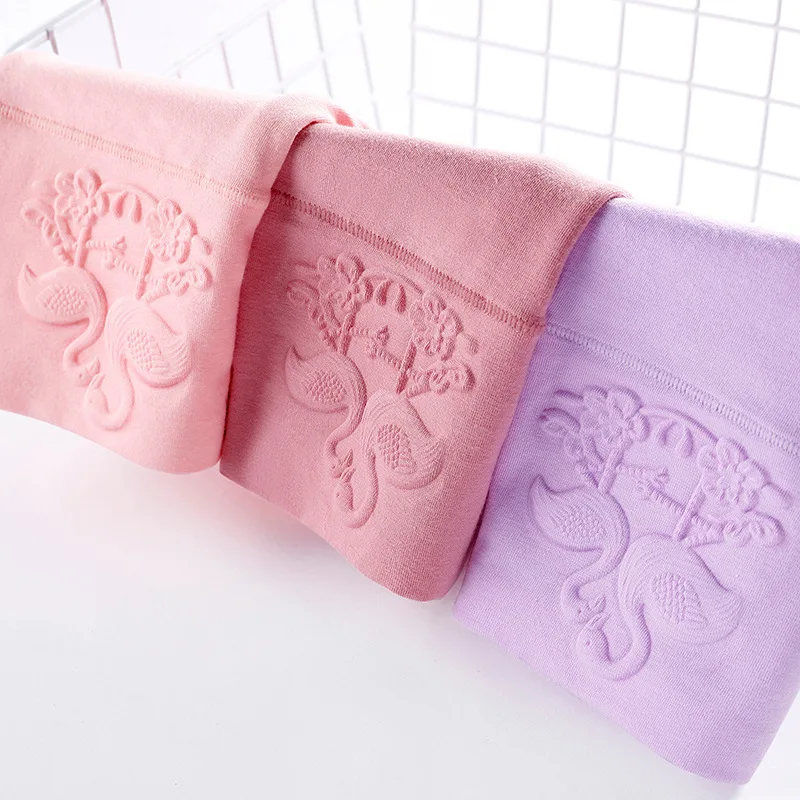 Хлопковые женские трусы размера плюс нижнее белье с высокой талией женское