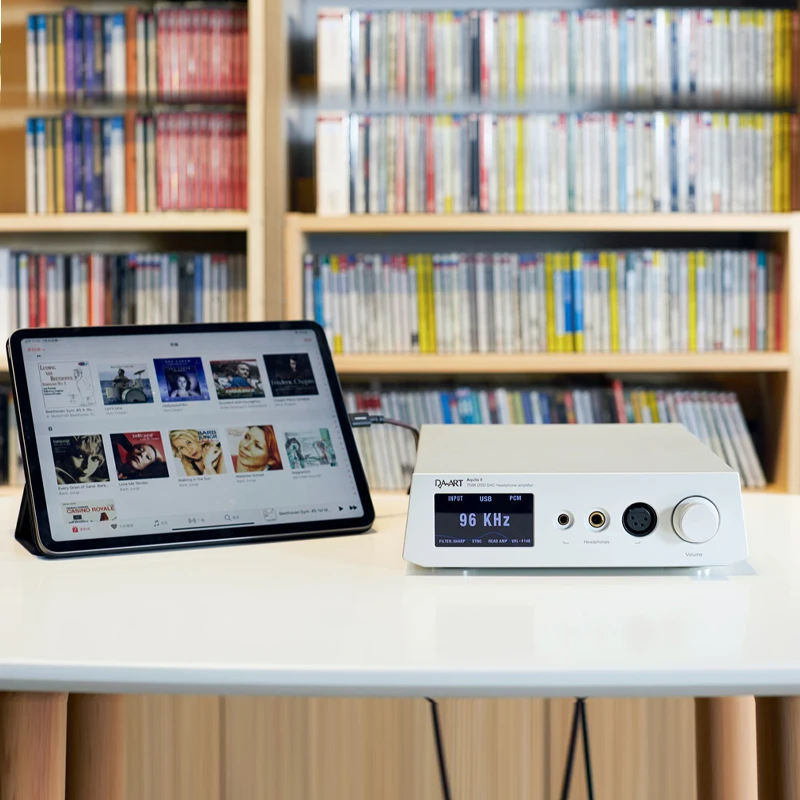 

Yulong Aquila II Headphone Amplifier DAC ESS9038PRO Balanced Decoding Preamp Headphone Amplifier All-in-one