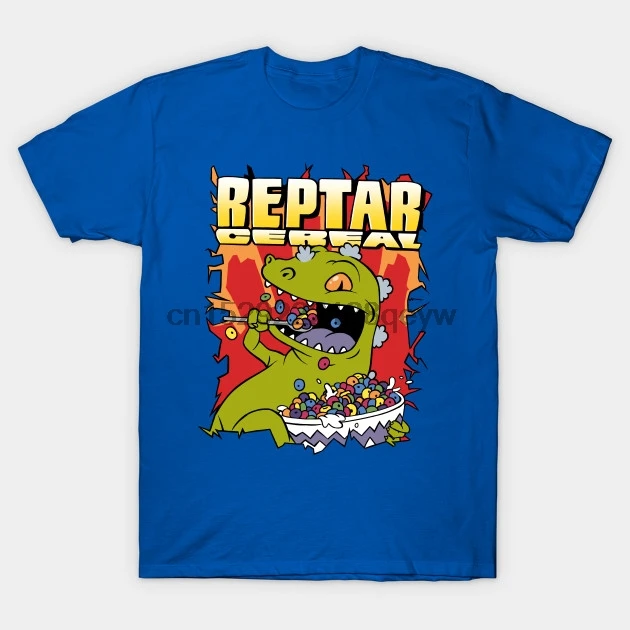 Men t-shirt Reptar Cereal Its prehistorically great! tshirt Women t shirt |  Мужская одежда | АлиЭкспресс
