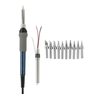 Ручка для паяльной станции LF202 90 Вт, 6 контактов для BK2000A QUICK 203203H204 + нагреватель VH90 + 10шт 200, наконечник для паяльника