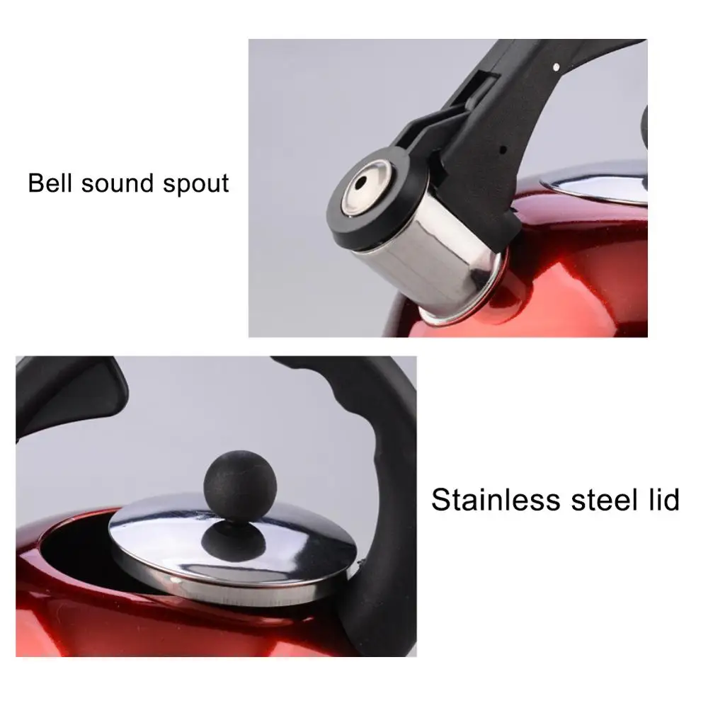 Кухонные гаджеты 3л чайник из нержавеющей стали со свистком чайная Бутылка