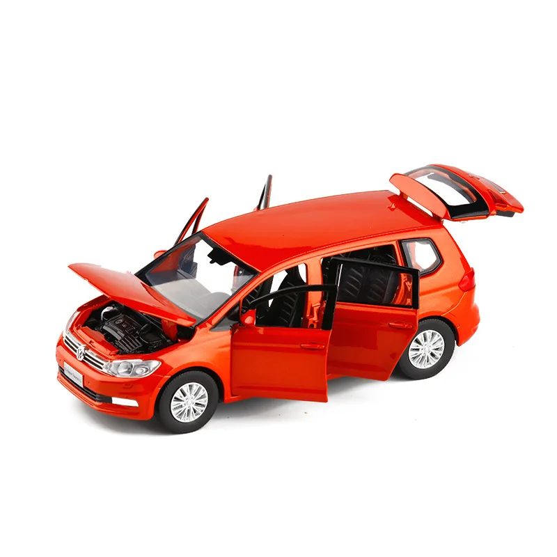 Модель автомобиля Volkswagen Touran L van MPV в масштабе 1:32 6 дверная металлическая модель со