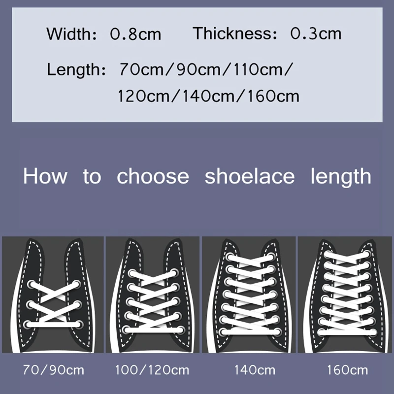 

Shoelaces 50 PCS stochastic color shipping Y0397