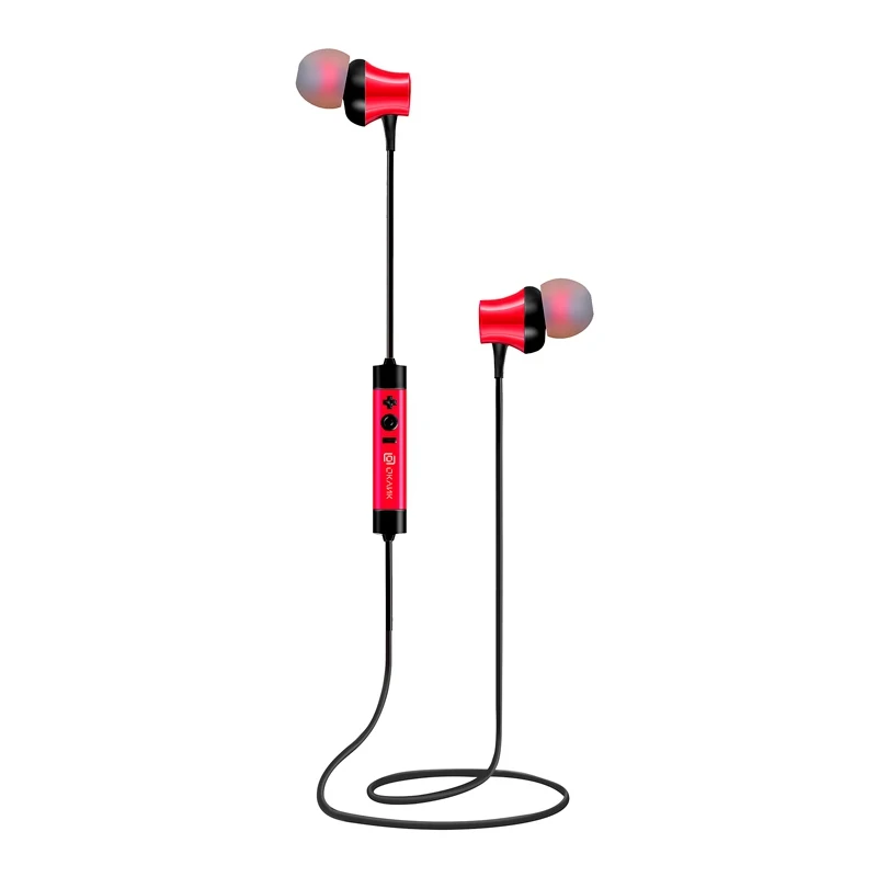Гарнитура вкладыши Oklick BT-S-155 красный беспроводные bluetooth | Электроника