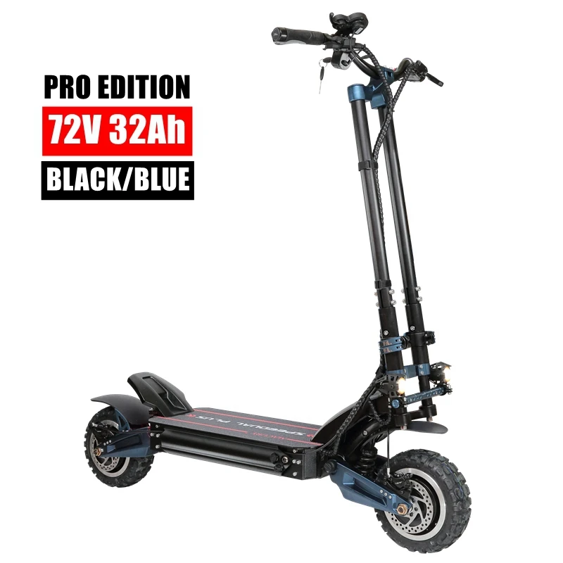 PRO Blue Arms Macury Speedual Plus 11 дюймов двойной электроскутер 72 в 3200 Вт внедорожный E-скутер 110 км/ч двойной привод Zero 11X внедорожный - Цвет: PRO Blue Arms