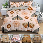 23 шт., Комплект постельного белья с пододеяльником, молнией и принтом