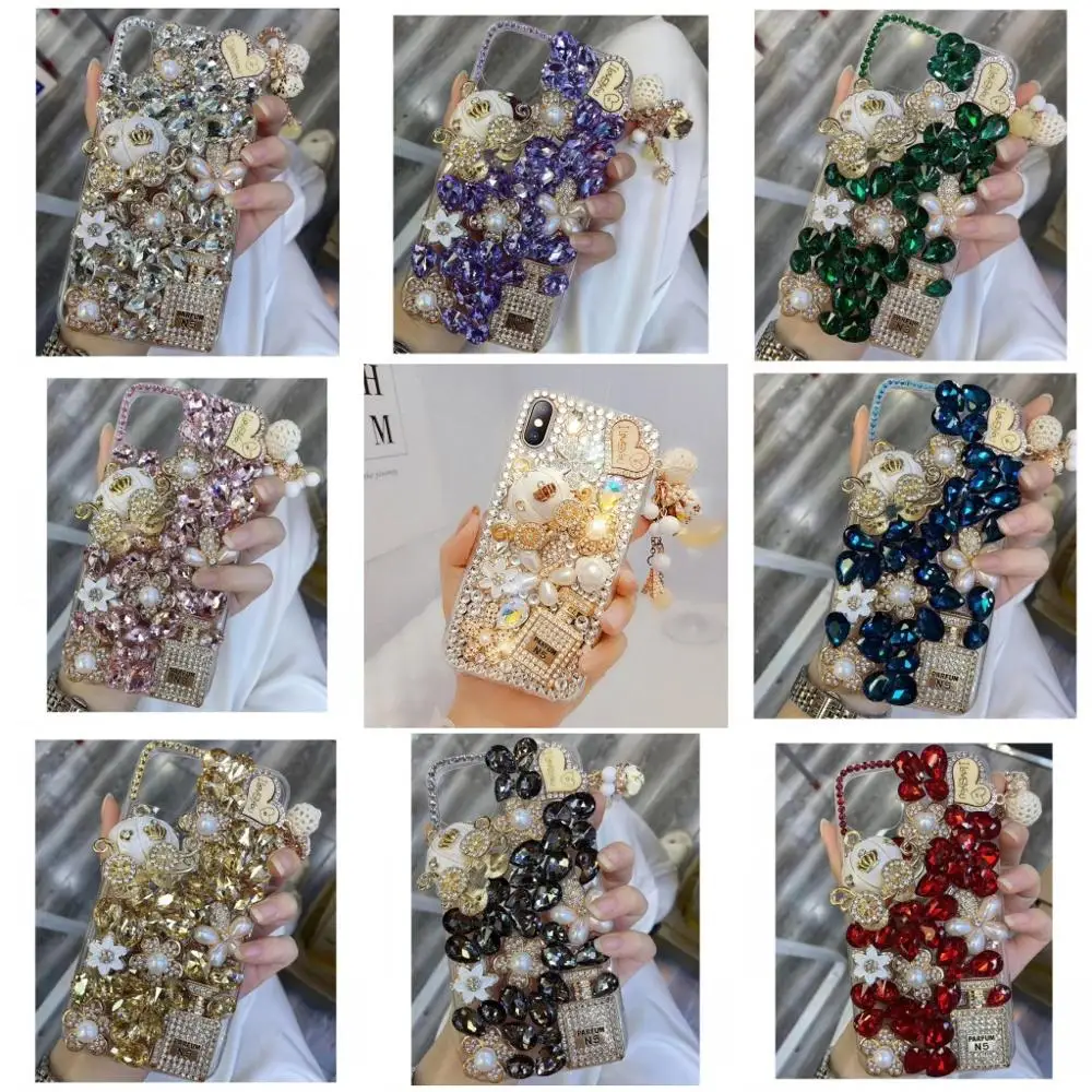 bling diamond pumpkin car soft phone case for samsung galaxy s7 edge s10 s9 s8 s20 fe s21 plus ultra note 10 9 20 lite e pro free global shipping
