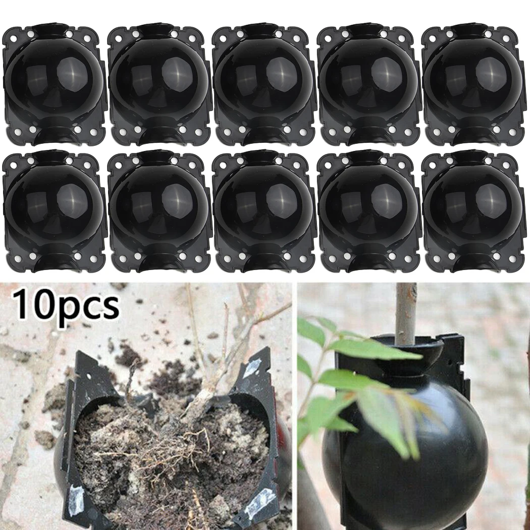 10Pcs Plant Rooting Equipment High Pressure Propagation Grafting Box Nursery Box Breeding Case For Garden Graft Box Sapling 5cm