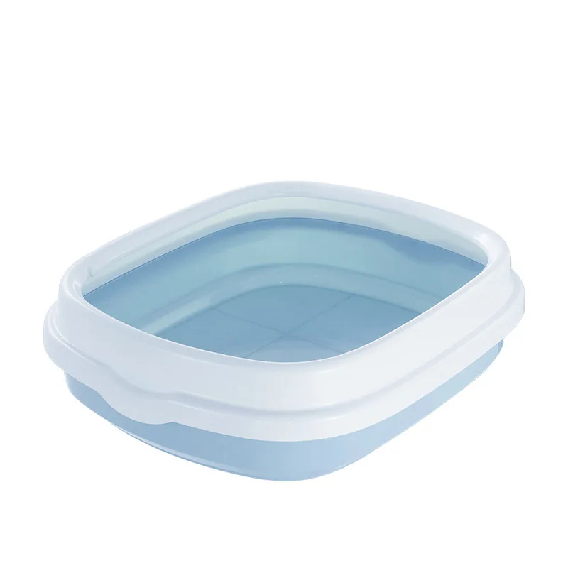 

Portable Pet Cat Litter Box Toilet Bedpan Large Middle Size Cat Excrement Training Sand Litter Box with Scoop for Pets Kitty
