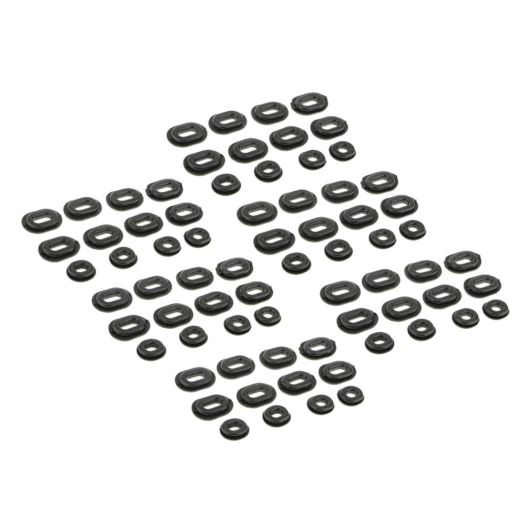 

72pcs Single Side Fairing Plate Kit Rubber Grommet Mount For CG125