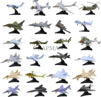 4d assemble mini fighter f22 su33 mig29 apache scorpion military model kits militaire helicopter collection toys for boys