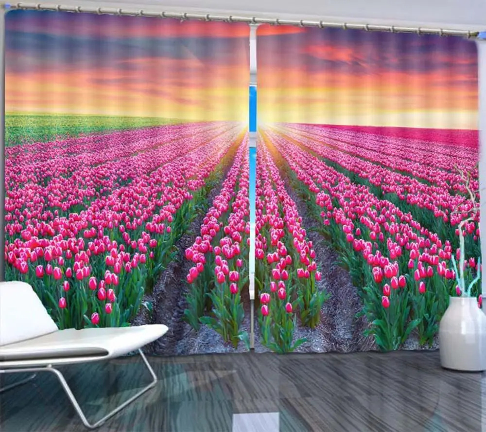 

3d затемняющие шторы с растениями на заказ, оконные занавески для комнат, гостиной, спальни, домашний декор, 2019