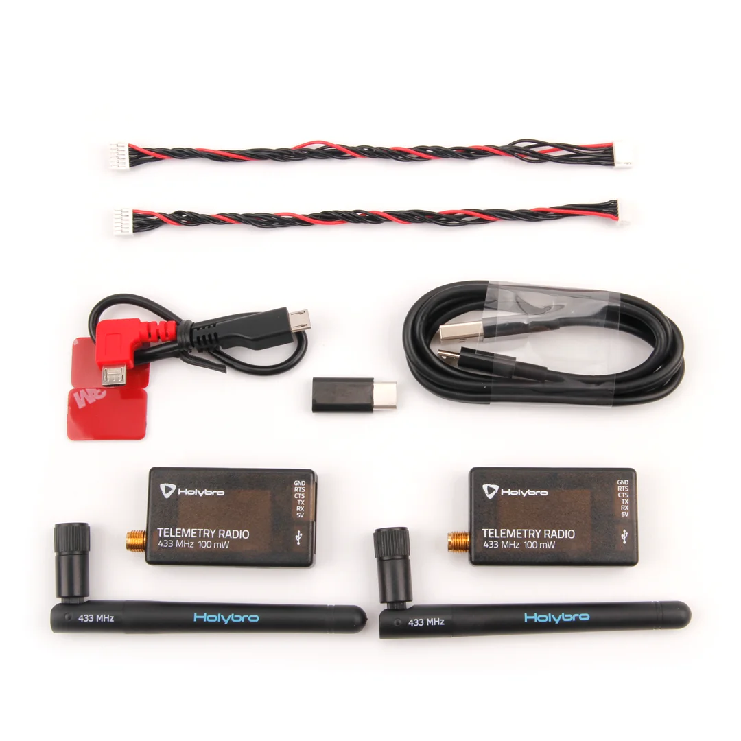Телеметрическое радио Holybro V3 433 МГц 915 с открытым исходным кодом прошивка SiK Plug-n-play