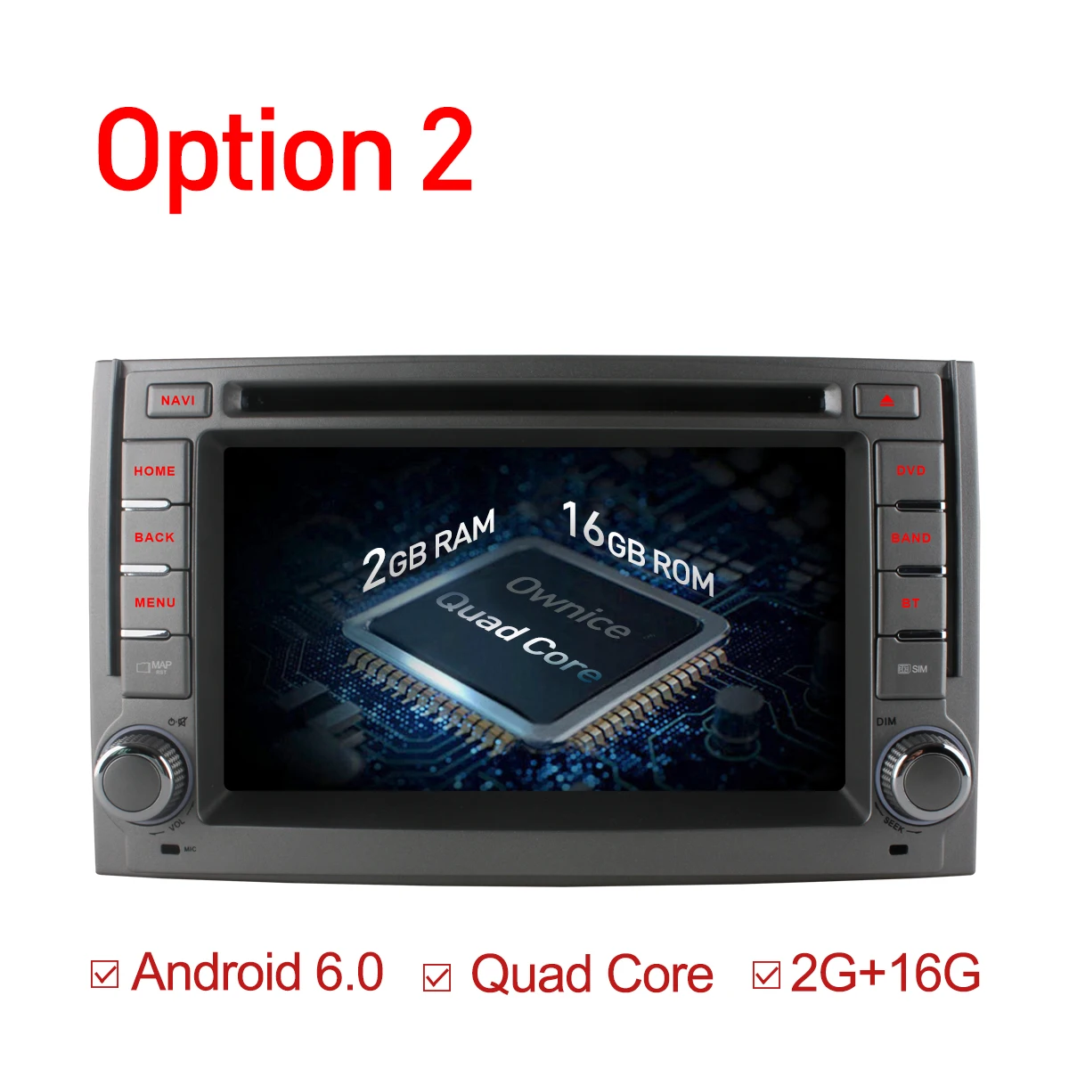 Автомобильный DVD GPS навигатор Ownice C500 Android 6 0 8 ядер 2 Гб ОЗУ 32 ПЗУ поддержка 4G DAB +