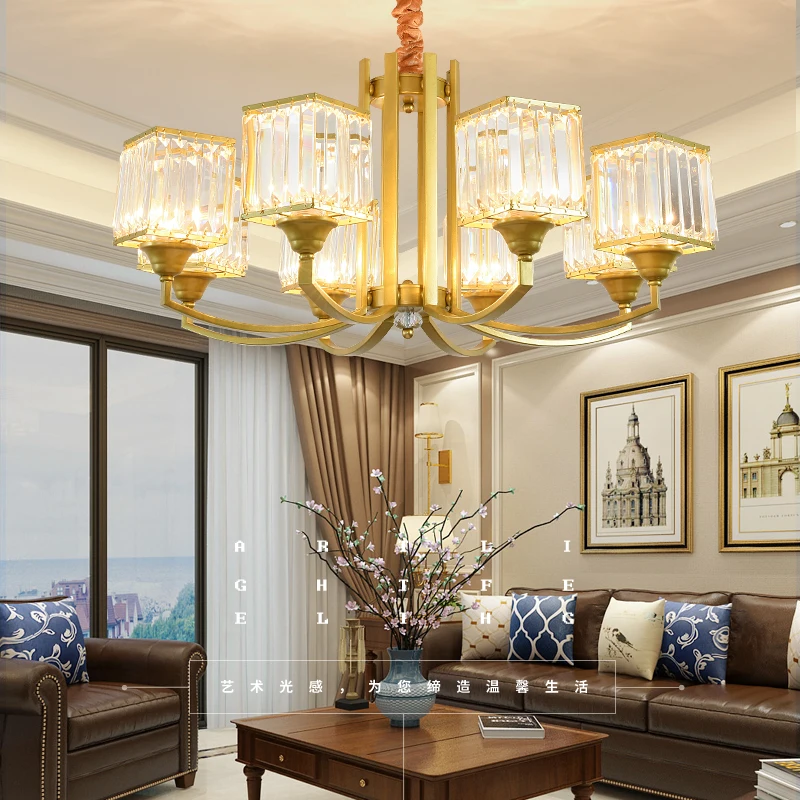 Хрустальная люстра европейская свеча люстры для ресторана спальни детской