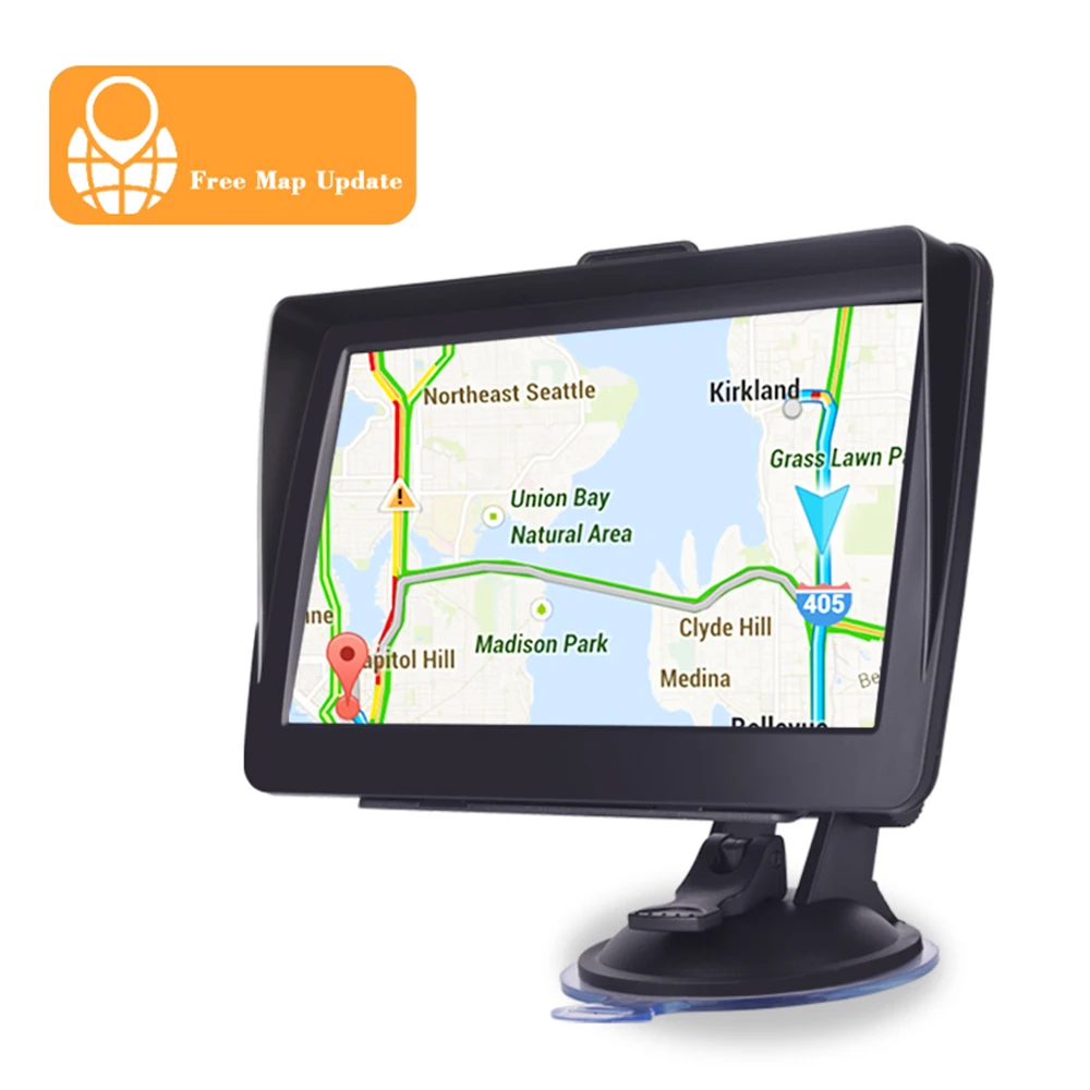 Gps навигатор для автомобиля грузовика 7 дюймовый сенсорный ЖК экран высокого