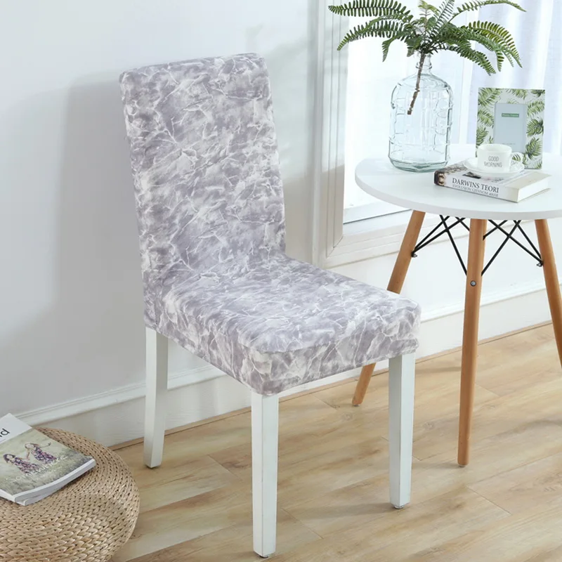 Новое горячее предложение съемный чехол для стула с цветочным принтом
