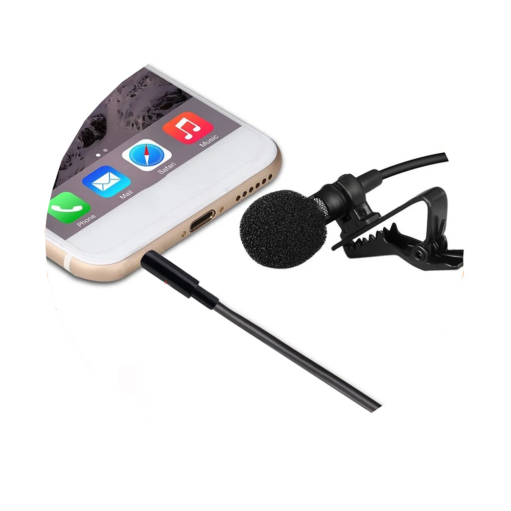 Портативный конденсаторный мини микрофон 1 5 м|Микрофоны| |