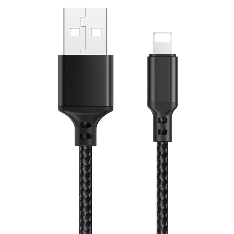 CHOETECH USB кабель для iphone кабель для передачи данных 11 Pro Max Xs Max Xr X 8 7 ipad mini кабели быстрой зарядки мобильный провод для зарядного устройства - Цвет: Черный
