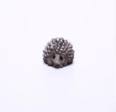1PCS 2 X1.5 X1cm 1/3 шт Миниатюрный орнамент Ежик гриб набор декора Сказочный Сад горячий мини-Ежик гриб набор украшений для дома - Цвет: 1PCS 2 X1.5 X1cm