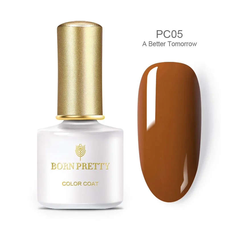 PC05 BORN PRETTY Гель-лак для ногтей красный кофе фиолетовый серый замочить от УФ светодиодный Гель-лак Полупостоянный дизайн ногтей геллак 6 мл для DIY Советы - Цвет: PC05